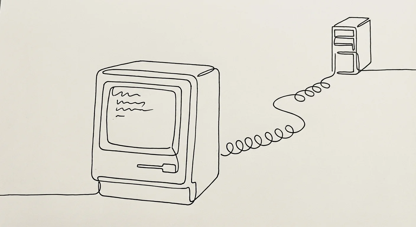 Illustration for When CompuServe Was the Internet