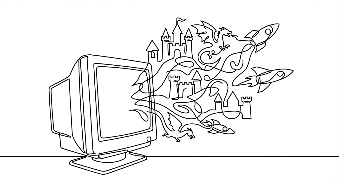 Illustration for What Text Adventures Taught Me About Software